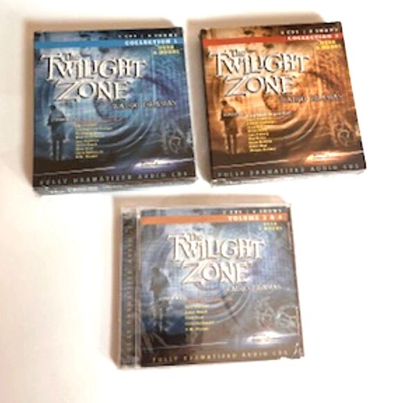 The Twilight Zone . Radio Dramas . Collections 1 & 2 and Volumes 3 & 4 . Sealed